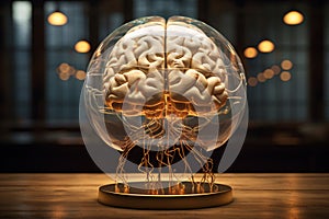 The human brain as an object of endless research for advanced science in neurology. International Brain Day