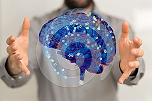 human brain innovation concept inspiration mind photo