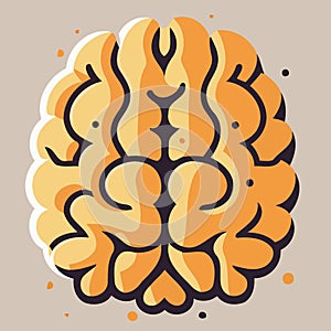 human brain nervous system logo