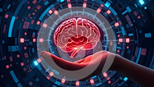 human brain scan Generative AI