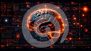 Brain Activity Visualization with Analytical Data photo