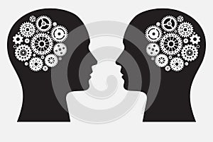 Human brains with wheel collection