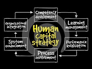 Human capital strategy mind map