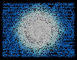 Human cell after radiation