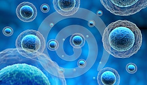 Human cells background photo