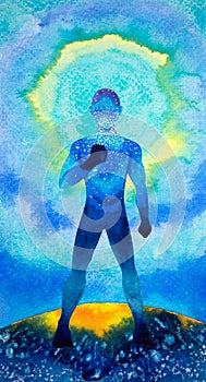 Human chakra body mind mental health strong determined healing spiritual imagine breath power peace inspiring energy emotion