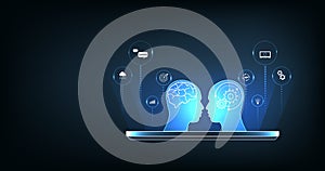 Human Chat with AI or Artificial Intelligence