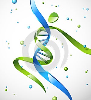 Human DNA illustration