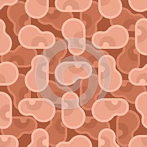 Human Ears pattern seamless. ear background. vector texture