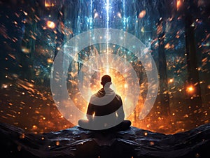 Human energy, mind power, meditation