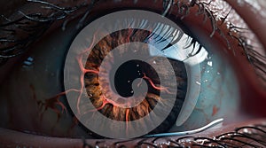 Human eye AI Generative Art