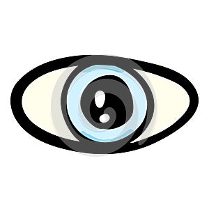 Human Eye Doodle Icon