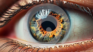 Human eye, upclose view, ultra high quality