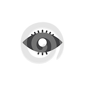Human eye vector icon