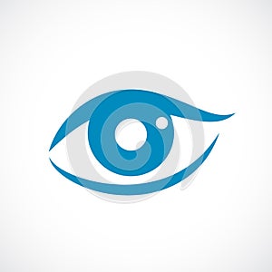 Human eye vector icon