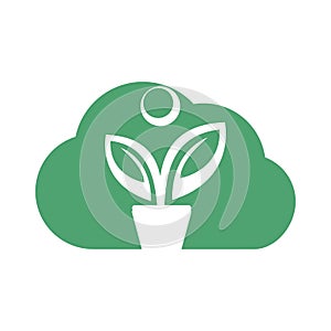 Human Growth Vector Logo.