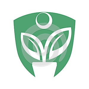 Human Growth Vector Logo.