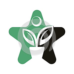 Human Growth Vector Logo.