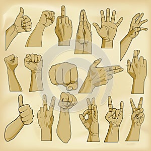 Human handsign