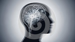 Artificial Intelligence Brain Concept