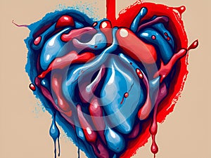 Human Heart Abstract