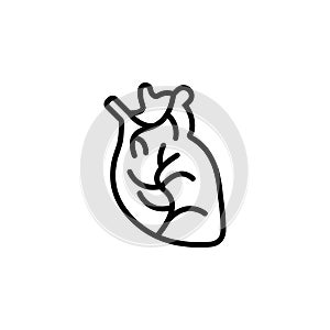 human heart icon vector design