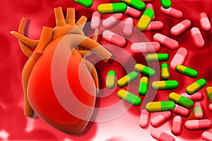 Human heart and modem medicines