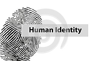 Human Identity on white