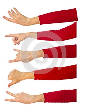 Human isolated arm hand