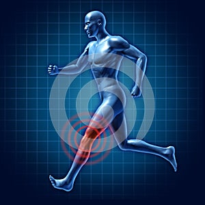 Člověk koleno terapie běžec kloub bolest zdravotní 