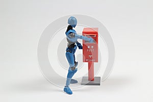 Human letter mail email post business mail box