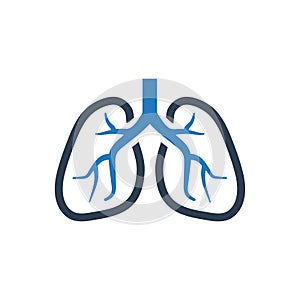 Human Lungs Icon photo