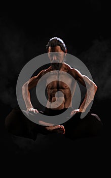 Human Martial Arts Sports Training with Clipping Path