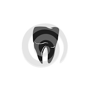 human molar tooth. Vector illustration decorative design