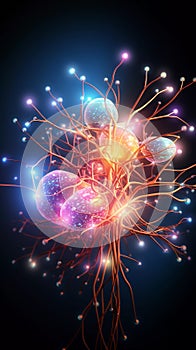 human neurons. brain activity