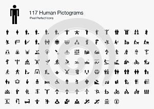 117 Human Pictograms Pixel Perfect Icons photo