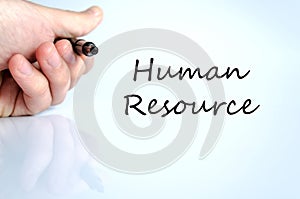 Human resource concept