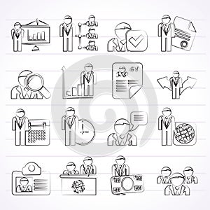 Human resource and employment icons photo