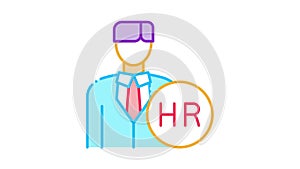 human resource Icon Animation