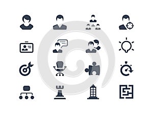 Human resource icons