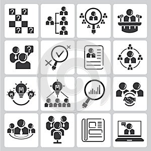 Human resource icons