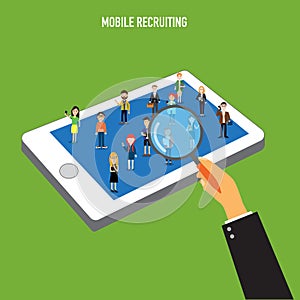 Human Resource mobile recruiting