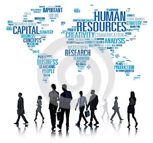 Human Resources Career Jobs Occupation Employment Concept