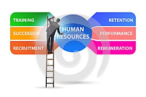 Human resources concept as important business element