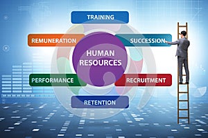 Human resources concept as important business element