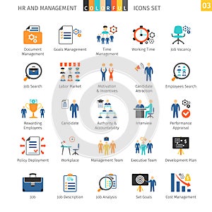 Human Resources Flat Set 03