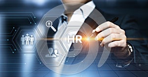 Human Resources HR management Recruitment Employment Headhunting Concept