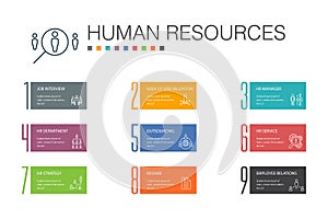 Human Resources Infographic 10 option