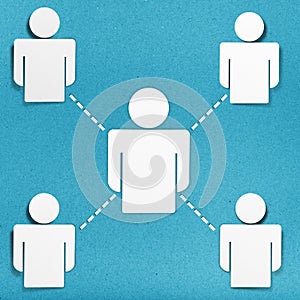 Human resources and management icons set.