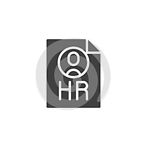 Human resources vector icon